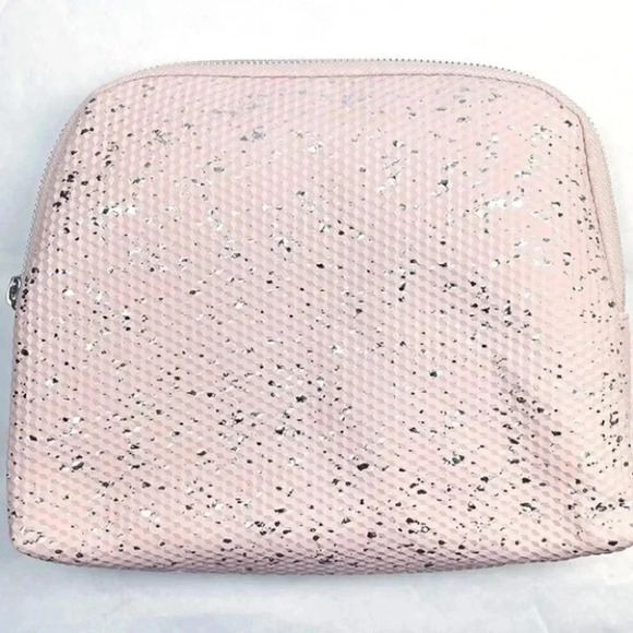 Ulta Beauty Large Pink Silver Beauty Makeup Bag - Picture 1 of 1